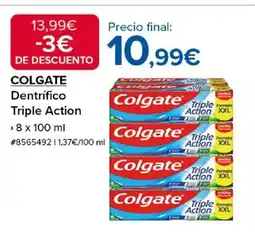 Costco COLGATE Dentrífico Triple Action oferta