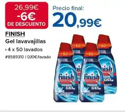 Costco FINISH Gel lavavajillas oferta