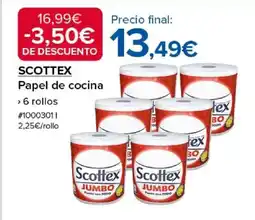 Costco SCOTTEX Papel de cocina oferta
