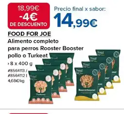 Costco FOOD FOR JOE Alimento completo para perros Rooster Booster oferta
