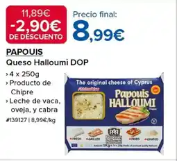Costco PAPOUIS Queso Halloumi DOP oferta