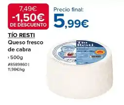 Costco TÍO RESTI Queso fresco de cabra oferta