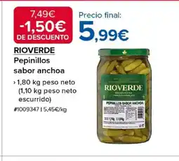 Costco RIOVERDE Pepinillos sabor anchoa oferta