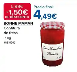 Costco BONNE MAMAN Confitura de fresa oferta