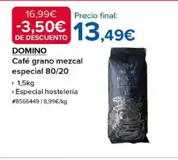 Costco DOMINO Café grano mezcal especial 80/20 oferta