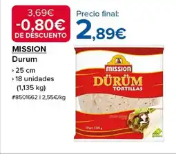 Costco MISSION Durum oferta