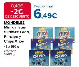 Costco MONDELEZ Mini galletas Surtidas: Oreo Principe y Chips Ahoy oferta