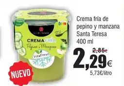 FROIZ Crema fría de pepino y manzana oferta