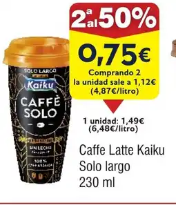 FROIZ CAFFE LATTE KAIKU Solo largo oferta