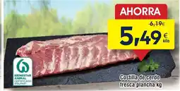 FROIZ Costilla de cerdo fresca plancha oferta
