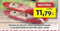 FROIZ Solomillo de cerdo 50 % Duroc marinado al pimentón oferta