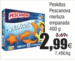 FROIZ Peskitos Pescanova merluza empanada oferta
