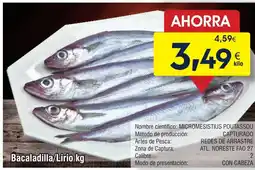 FROIZ Bacaladilla/Lirio oferta