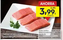 FROIZ Salmón en porciones pieza oferta