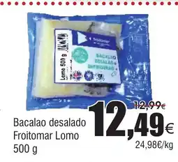 FROIZ Bacalao desalado Froitomar Lomo oferta