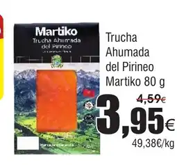 FROIZ Trucha Ahumada del Pirineo oferta