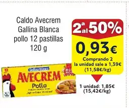 FROIZ GALLINA BLANCA Caldo Avecrem oferta
