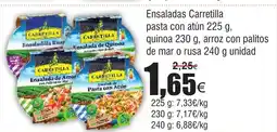 FROIZ Ensaladas Carretilla pasta con atún oferta