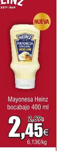 FROIZ Mayonesa Heinz bocabajo oferta