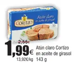 FROIZ Atún claro Cortizo en aceite de girasol oferta