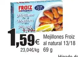 FROIZ Mejillones Froiz al natural oferta