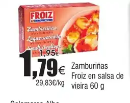FROIZ Zamburiñas Froiz en salsa de vieira oferta