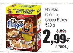 FROIZ Galletas Cuétara Choco Flakes oferta