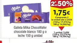 FROIZ Galleta Milka ChocoWafer chocolate blanco oferta