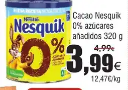 FROIZ Cacao Nesquik 0% azúcares añadidos oferta