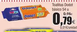 FROIZ Toallitas Dodot básico 54 u oferta