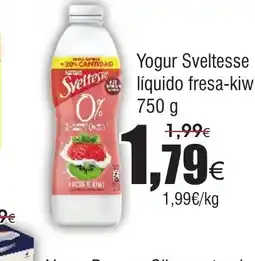 FROIZ Yogur Sveltesse líquido fresa-kiwi oferta