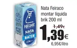 FROIZ Nata Feiraco montar líquida brik oferta