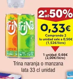 FROIZ Trina naranja o manzana lata oferta