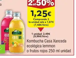 FROIZ Kombucha Casa Xanceda ecológica lemmon oferta