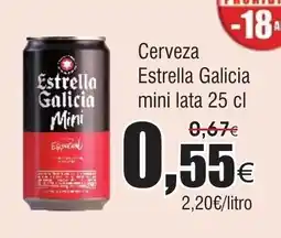 FROIZ Cerveza Estrella Galicia mini lata oferta