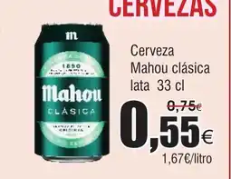 FROIZ Cerveza Mahou clásica lata oferta