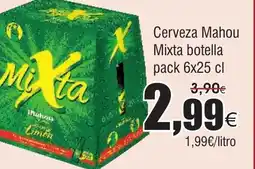FROIZ Cerveza Mahou Mixta botella oferta