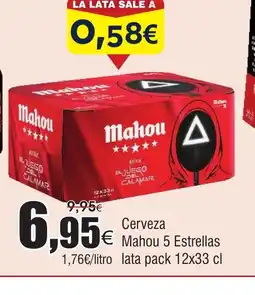 FROIZ Cerveza Mahou 5 Estrellas oferta