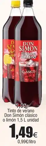 FROIZ Tinto de verano Don Simón clásico o limón oferta