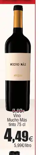 FROIZ Vino Mucho Más tinto oferta