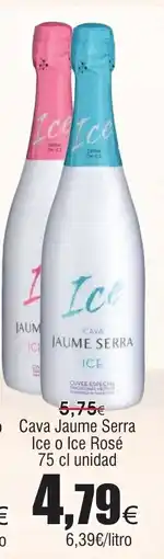 FROIZ Cava Jaume Serra Ice o Ice Rosé oferta