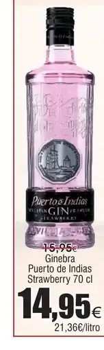 FROIZ Ginebra Puerto de Indias Strawberry oferta