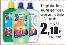 FROIZ Limpiador Tenn multisuperficies, aloe vera o baño oferta