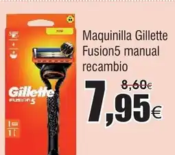 FROIZ Maquinilla Gillette Fusion5 manual oferta