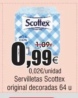 FROIZ Servilletas Scottex original decoradas oferta
