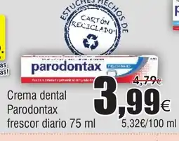 FROIZ Crema dental Parodontax frescor diario oferta