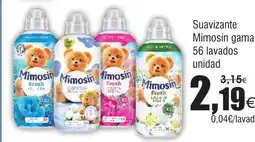 FROIZ Suavizante Mimosín gama 56 lavados unidad oferta
