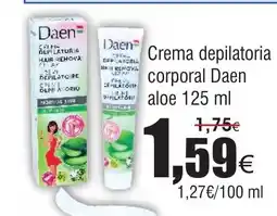 FROIZ Crema depilatoria corporal Daen aloe oferta
