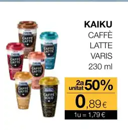 Plusfresc KAIKU Caffè latte varis oferta