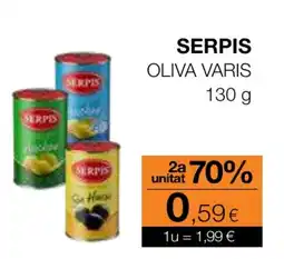 Plusfresc SERPIS Oliva varis oferta